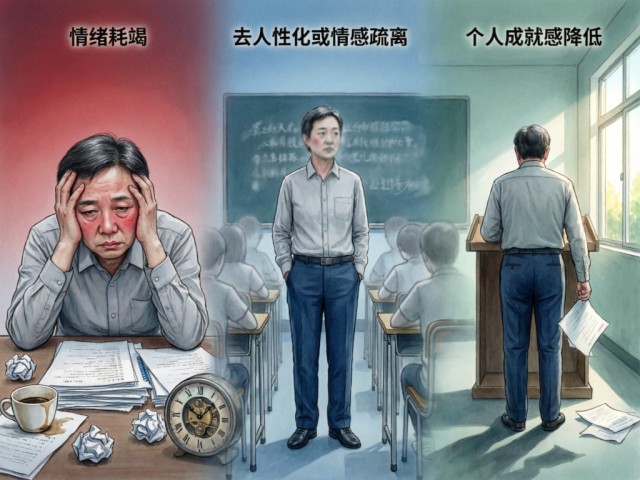 教师职业倦怠三个阶段