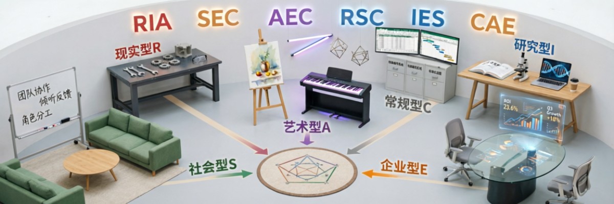 霍兰德职业兴趣测试代码